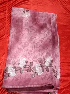 Elegant Mauve Saree