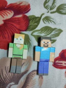 Minecraft Papercraft Figures