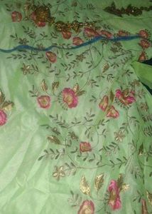 Embroidered gawn