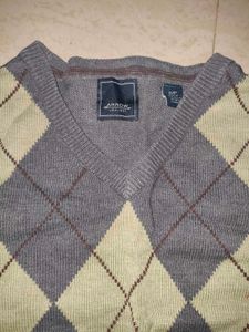 Arrow Argyle Sweater S/P