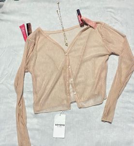 Savana Cropped Cardigan