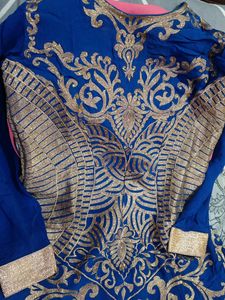 Full Embroidery Heavy Gown