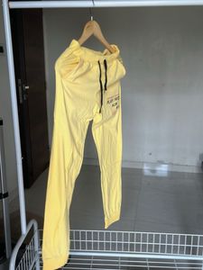 Yellow Casual Joggers