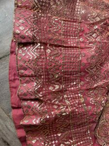 Gota Work Light mauve Lehenga Choli Set