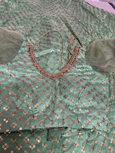 Green Lehenga Choli Set