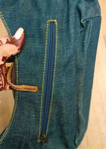 Denim &amp; Fur Handbag