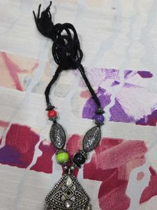 Ethnic Silver Necklace