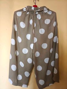 Koovs Polka Dot cotton Culottes