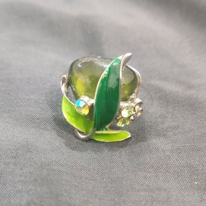 Green Stone Ring