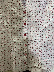 Cherry Shirt Top