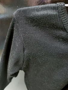 Black Backless Tie Top