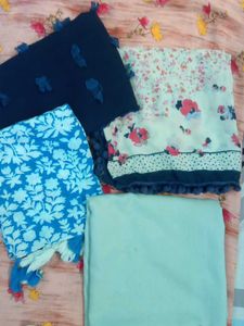 Colorful stoles and scarf Set
