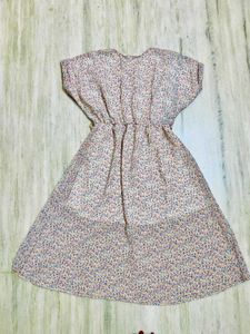 Floral Print V-Neck Dress