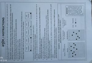 NEET OMR SHEET FOR PRACTICE SET OF 10