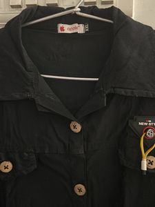 Black Mickey Mouse Jacket