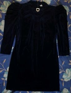 Vintage Velvet Mini Dress