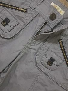 Cargo Shorts with Zipper Pockets