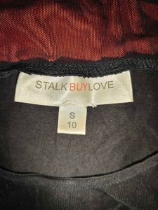 Chic Black &amp; Orange Dress Size Small/ Medium