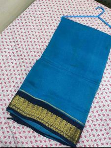 Blue Silk Saree