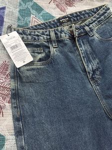 Wide Leg Denim Jeans