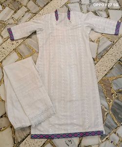 Chikankari Embroidered Kurta Set