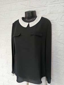 Korean Black Solid Top