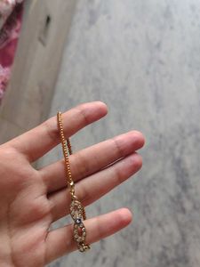 Gold Infinity Charm Bracelet