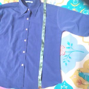 Elegant Blue Shirt for Women