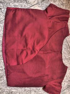 Elegant Maroon Blouse