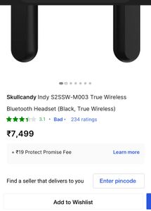 Skullcandy Indy Truly Wireless Earbuds