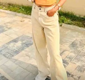 Myntra beige jeans