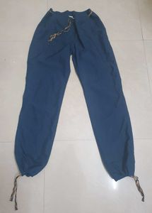 Blue Casual Pants