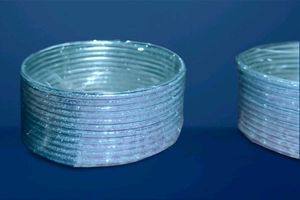 Silver Glitter Bangle Set