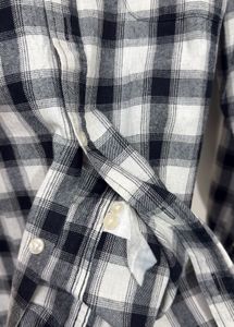 Black &amp; White Checkered Shirt