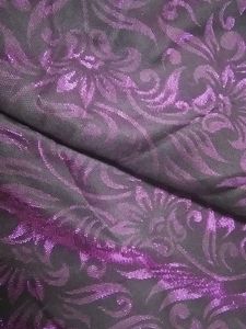 Elegant Purple Sequin Saree