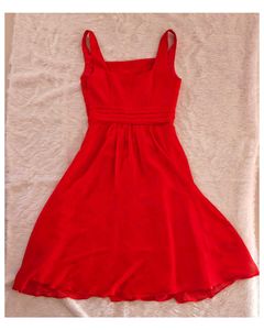Red Sleeveless Dress