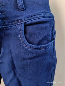 New Unused Dark Blue Denim Jeans
