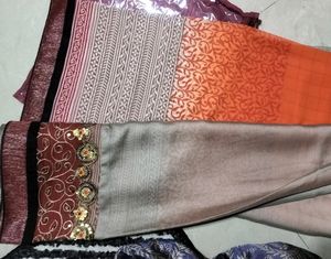 Multicolored Georget Saree