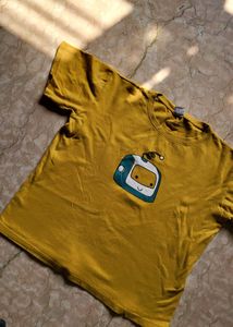 NEW OVERSIZED MUSTARD T-SHIRT