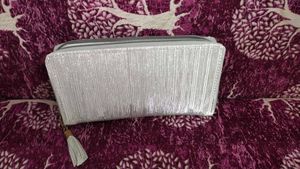 Silver Shimmer Clutch
