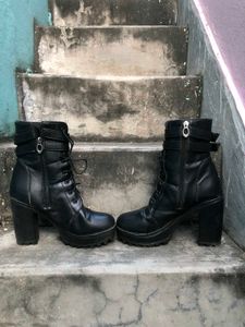 Black Platform Boots