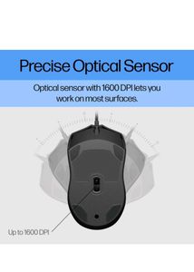 HP Optical Mouse - Black