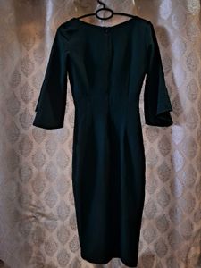 Elegant Green Midi Dress