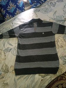 Striped Grey Sweater