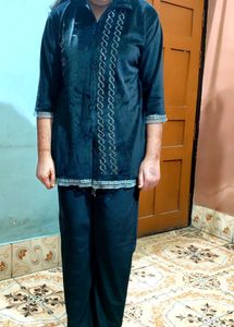 velvet coard set black