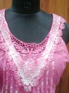 Pink Lace Dress