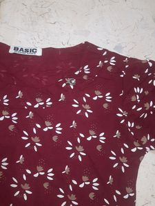 Size S, Soft Material With Bell Sleeves Top To Wea