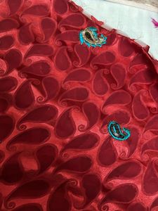 Red Salwar Material