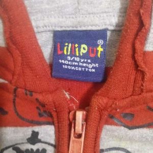 Striped Zip-Up warm Hoodie