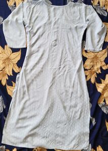 🌸 Blue Embroidered Kurti 🌸